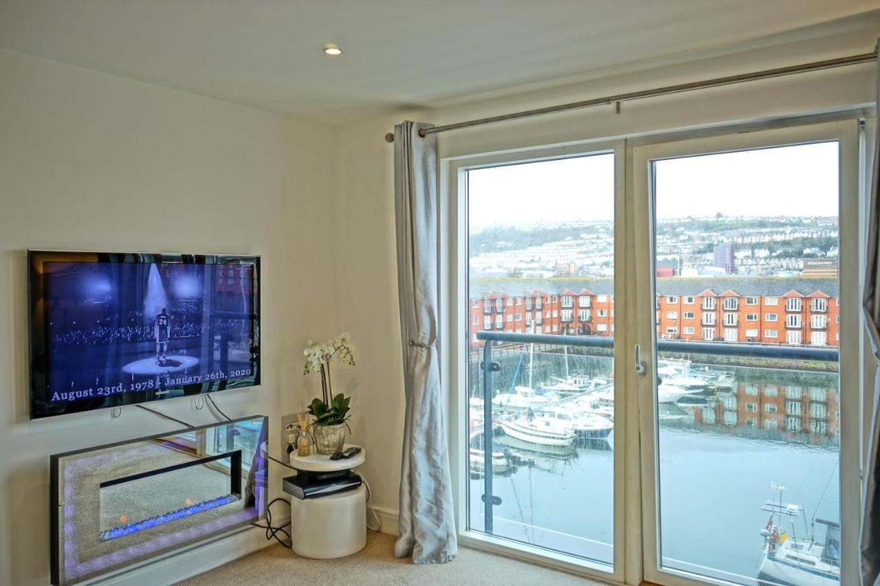 Soak Up The Light At A Soothing, Stylish In Marina Apartment Swansea